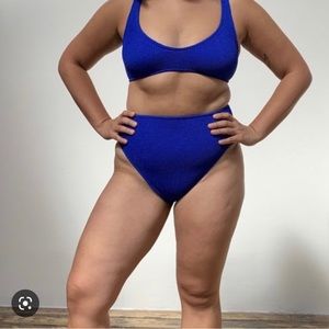 Youswim Eva High Waisted Cobalt Set
